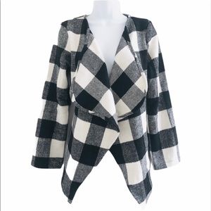 Favlux • Lightweight Plaid Waterfall Jacket